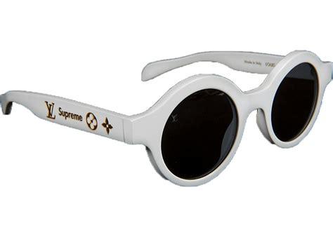 Supreme x Louis Vuitton Downtown Sunglasses White 